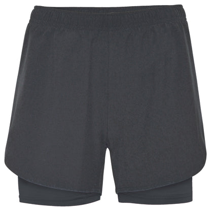 SHORT DE SPORT FEMME - CLAIR