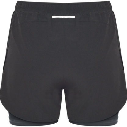 SHORT DE SPORT FEMME - CLAIR