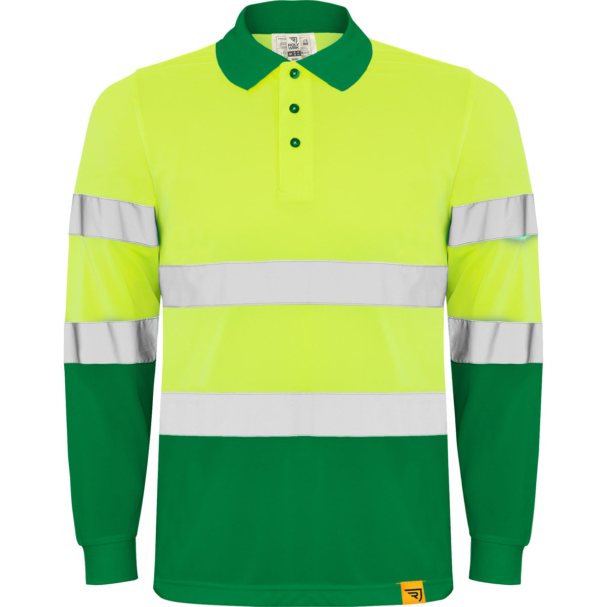 POLO HAUTE VISIBILITÉ À MANCHES LONGUES - POLARIS L/S
