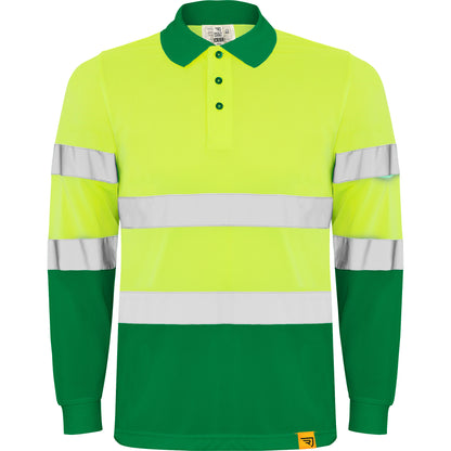 POLO HAUTE VISIBILITÉ À MANCHES LONGUES - POLARIS L/S