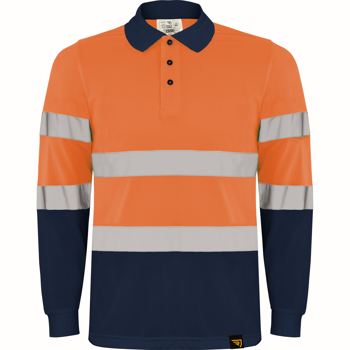 POLO HAUTE VISIBILITÉ À MANCHES LONGUES - POLARIS L/S