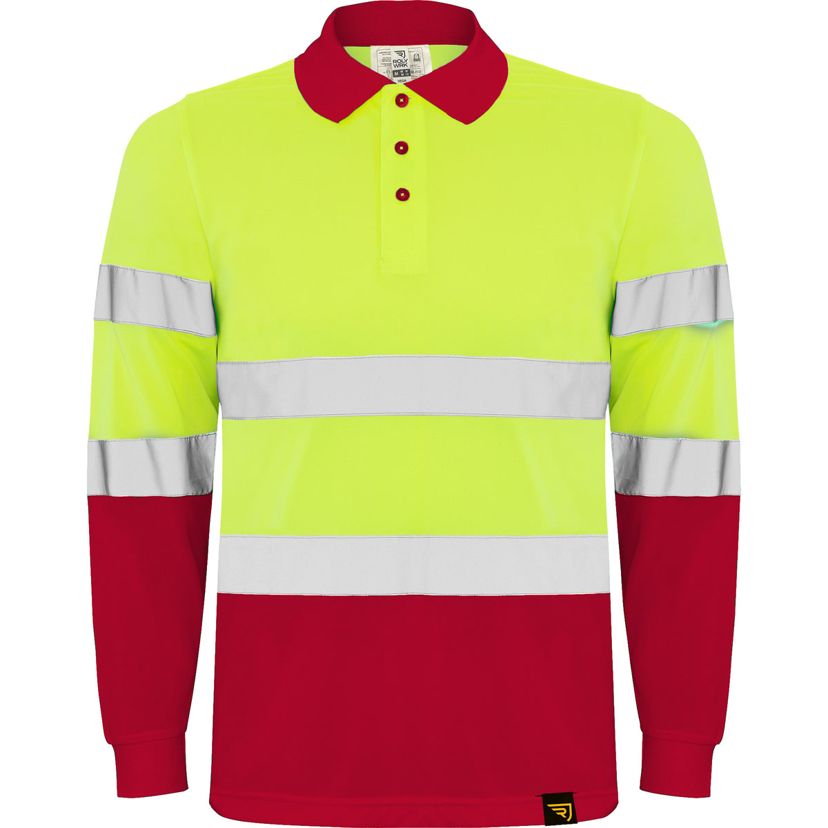 POLO HAUTE VISIBILITÉ À MANCHES LONGUES - POLARIS L/S