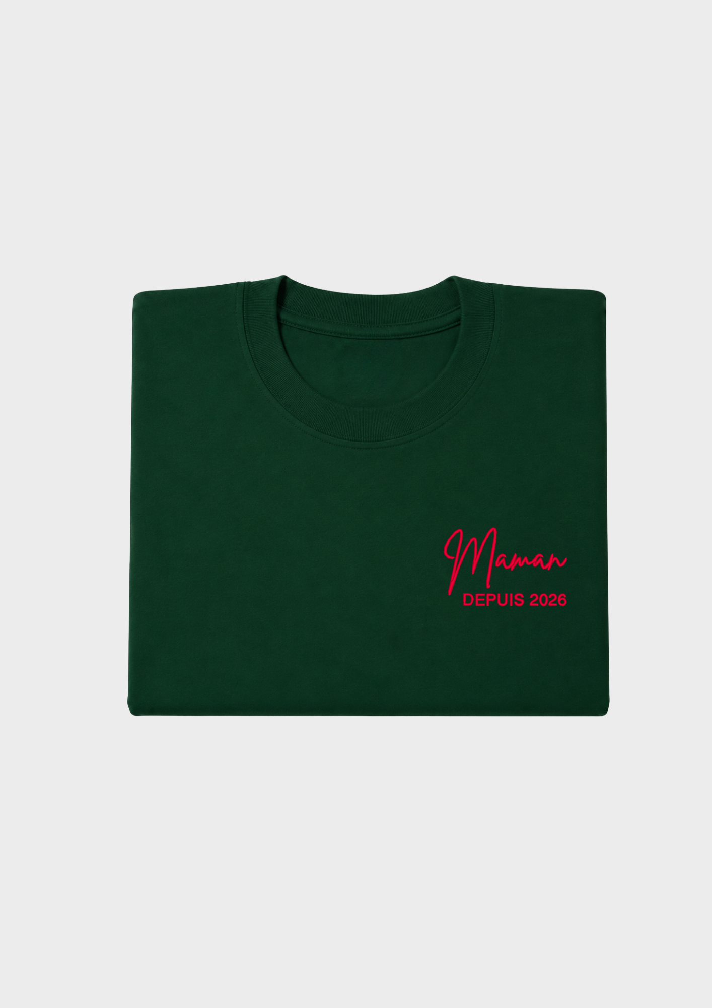 T-SHIRT - Broderie "Maman Depuis..."