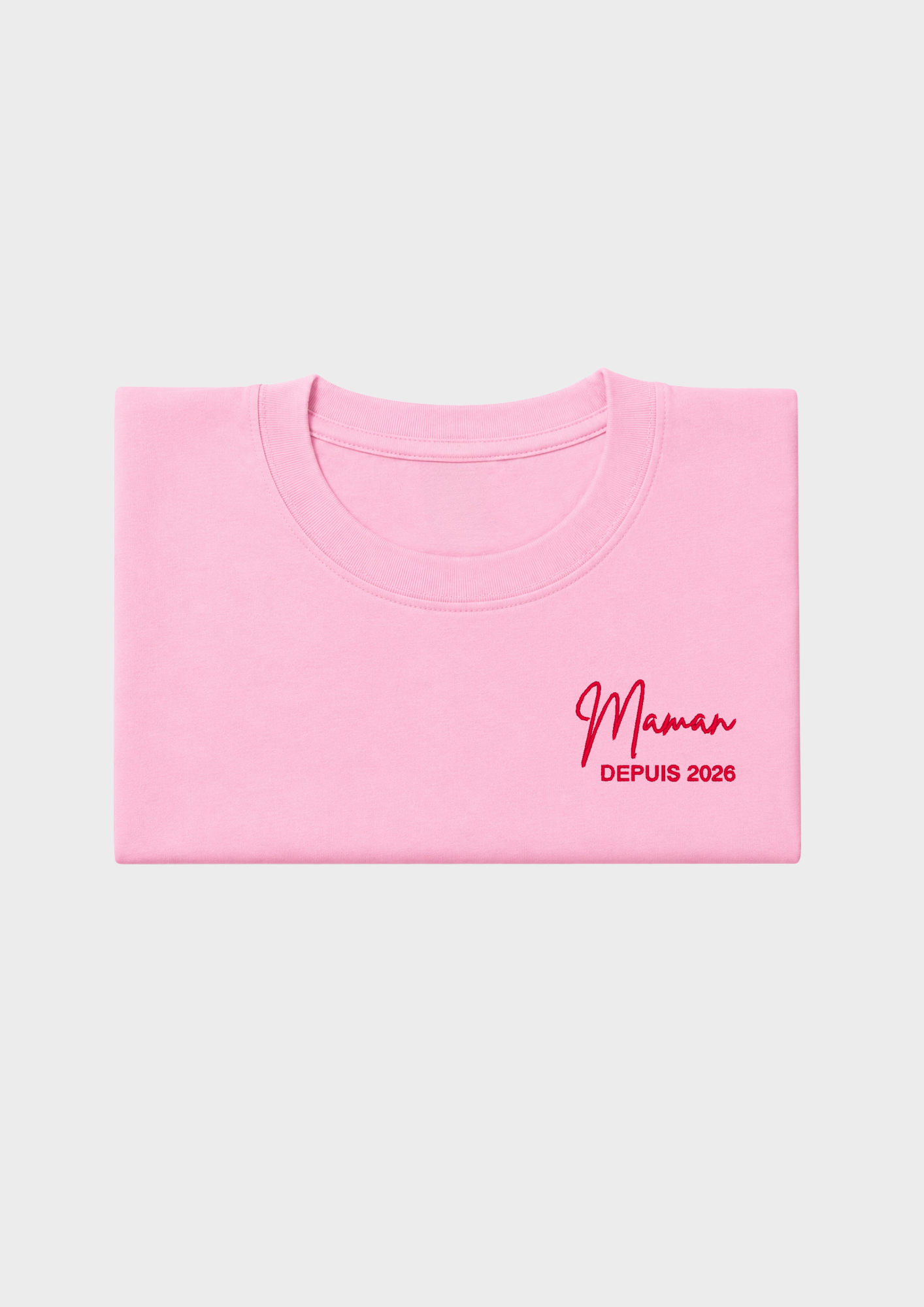 T-SHIRT - Broderie "Maman Depuis..."